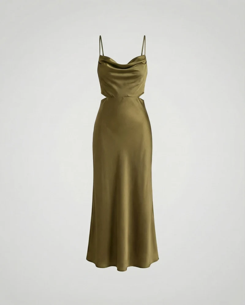 Damen elegantes Satin-Spaghettiträger-Top
