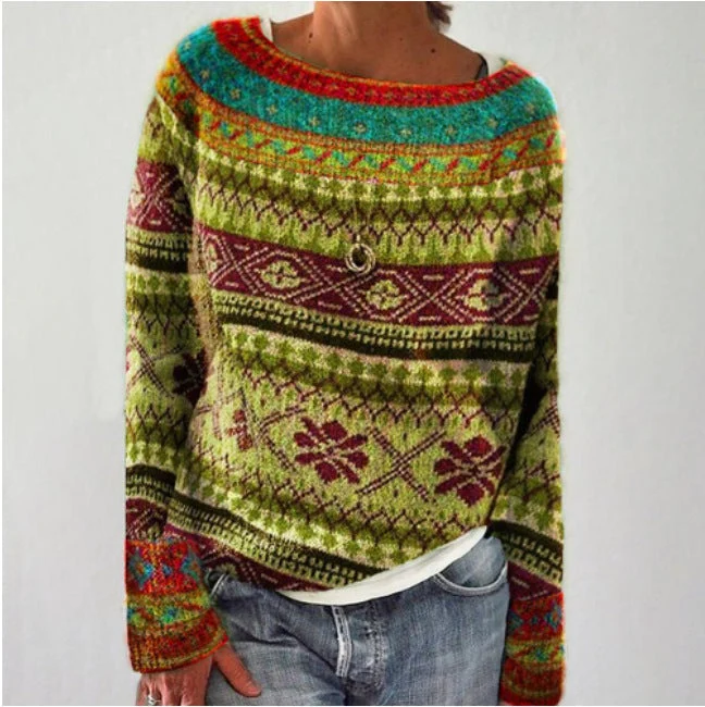 Retro-inspirierter Damenpullover