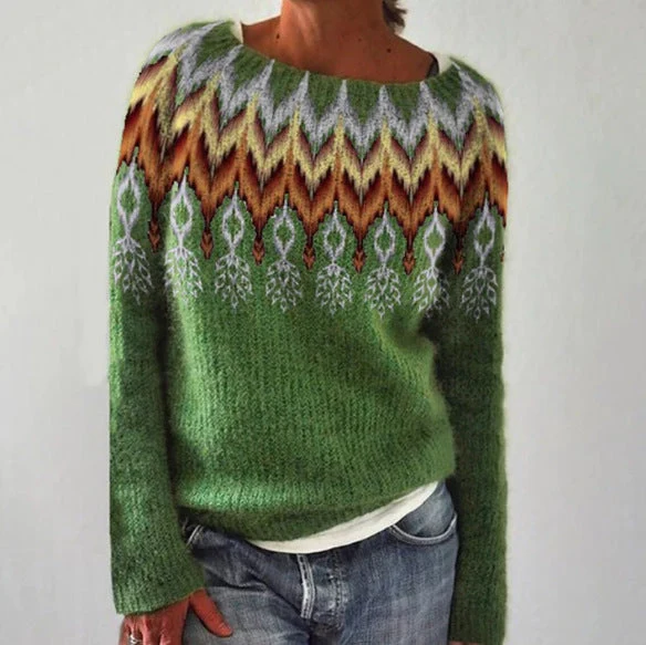 Retro-inspirierter Damenpullover