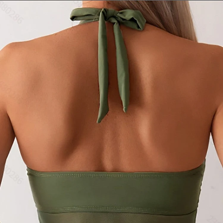 Damen Tankini mit verspieltem Wickeldesign Nord Taschen