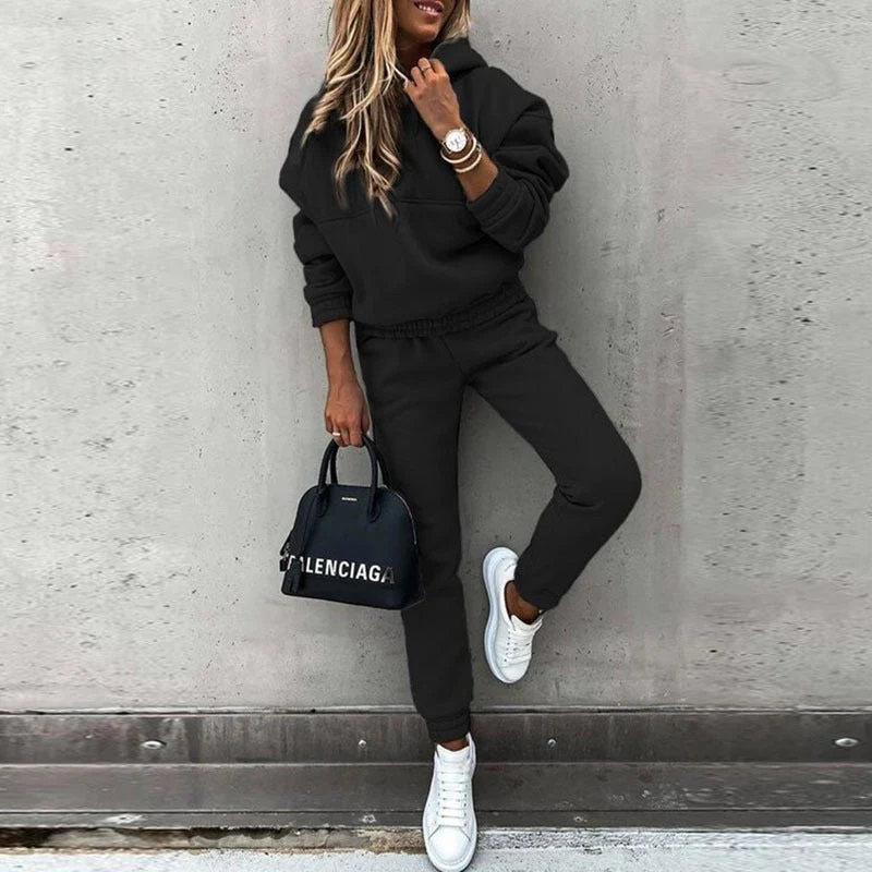 Klassisches Lounge Tracksuit Satz Stilvoll und Bequem