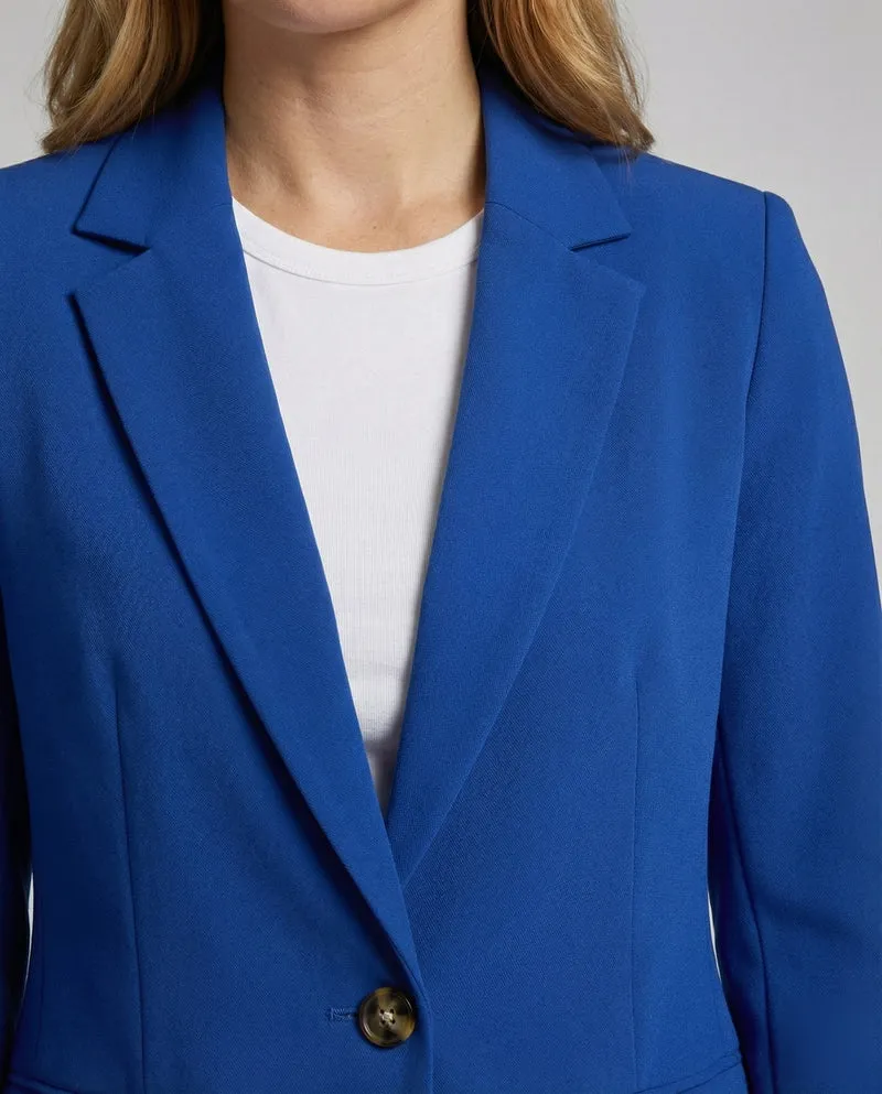Damen Klassische Einknopf City-Blazer