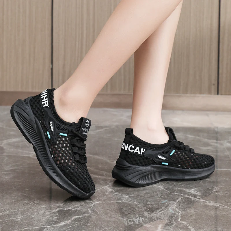 Damen atmungsaktive Sneaker mit rutschfester Sohle und innovativer Dämpfungstechnologie