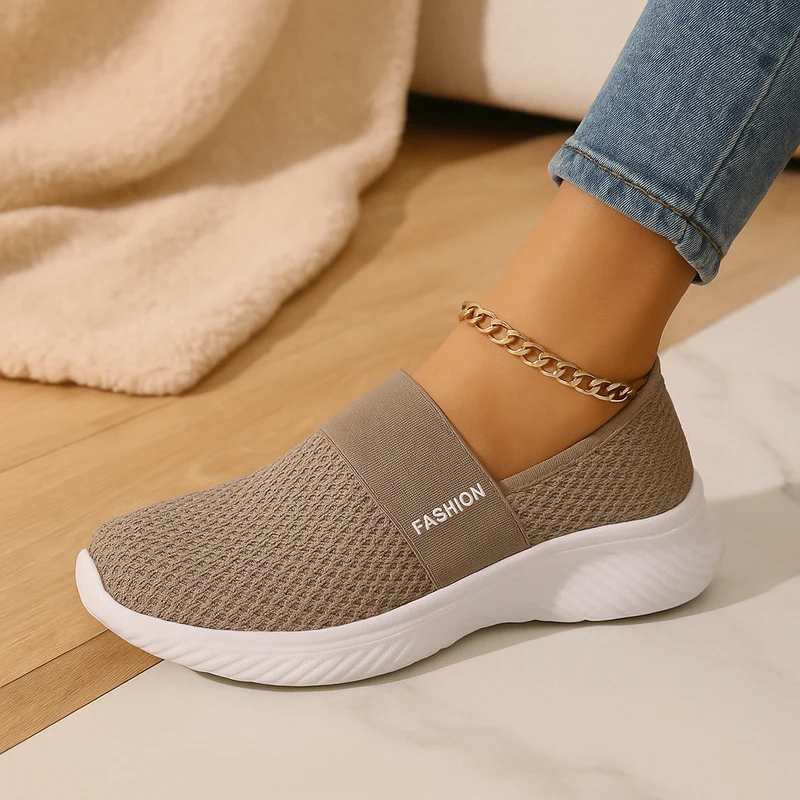 Slipper zum Hineinschlüpfen – Atmungsaktives Mesh-Obermaterial, weich gepolsterte Innensohle und strapazierfähige Gummisohle Nord Taschen
