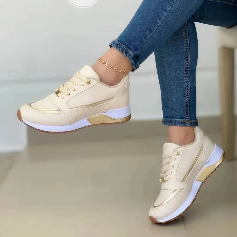 Orthopädische Schuhe - Schnürschuhe - Weicher Sohle - Walkingschuhe - Damen Sneakers