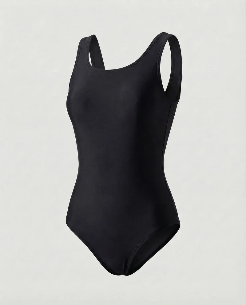 Damen Sportlicher Badeanzug mit Kreuzrücken & Schnelltrocknendem Material