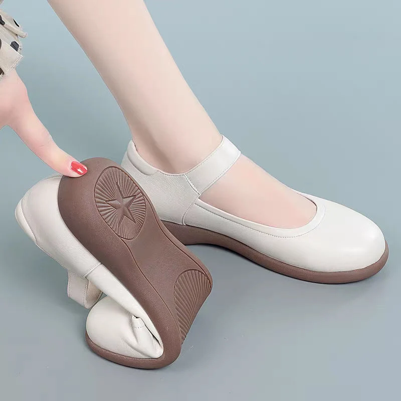 Damen Mary Jane Schuhe mit rutschfester Sohle und elegantem Riemen