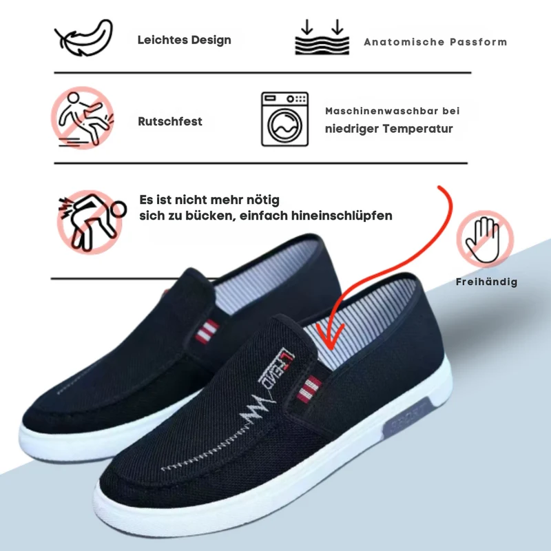 Urban Canvas Schuhe mit gestreiftem Innenfutter Nord Taschen Nord Taschen