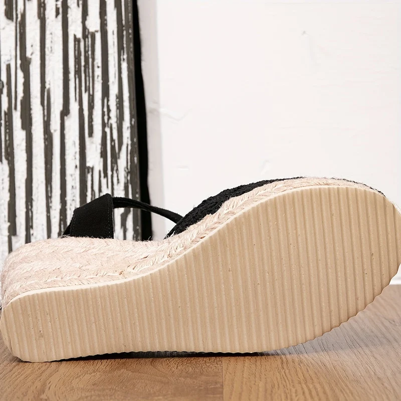 Nord Taschen | Damen Espadrille Keilabsatz Sandalen