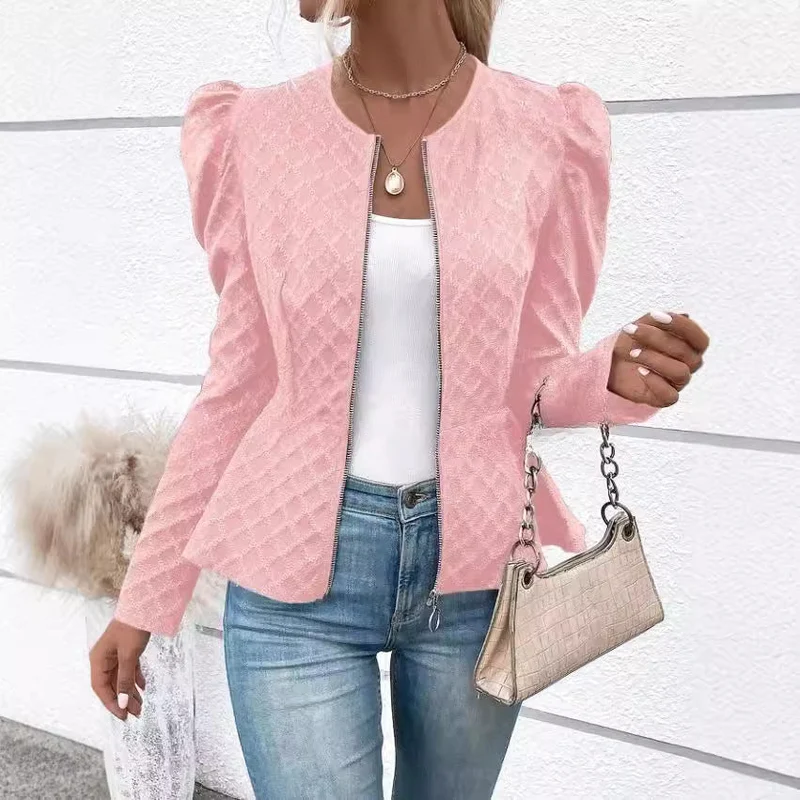 Damen modischer Blazer mit Puffärmeln