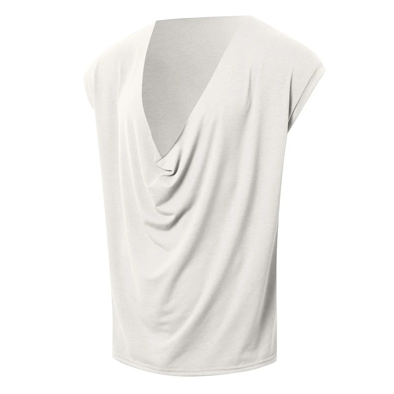 Damen Elegantes V-Ausschnitt Blusenshirt mit lässigem Schnitt