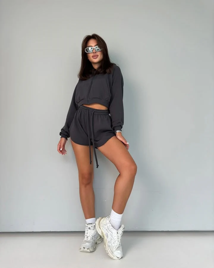 Damen Sportliches Zweiteiliges Set Nord Taschen