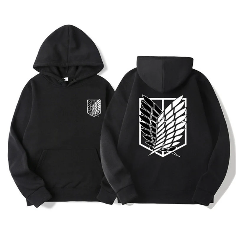 Damen Kapuzenpullover mit klassischem Anime-Motiv