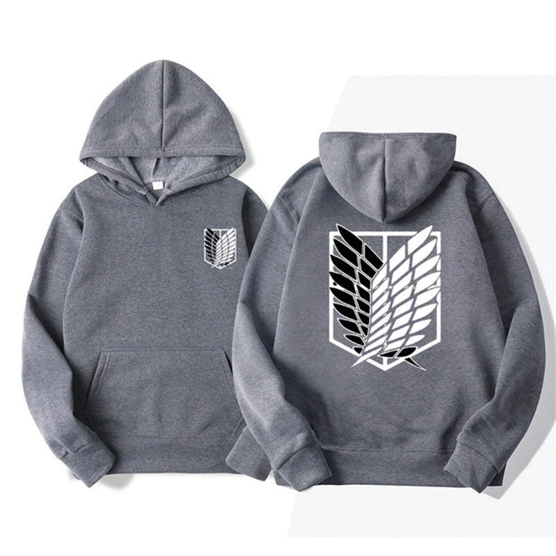 Damen Kapuzenpullover mit klassischem Anime-Motiv
