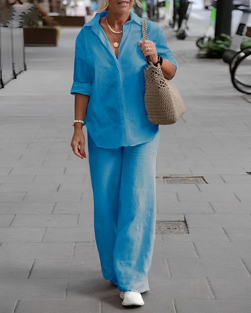 Nord Taschen | Relaxed Leinenhose mit Luftigem Sitz für Damen