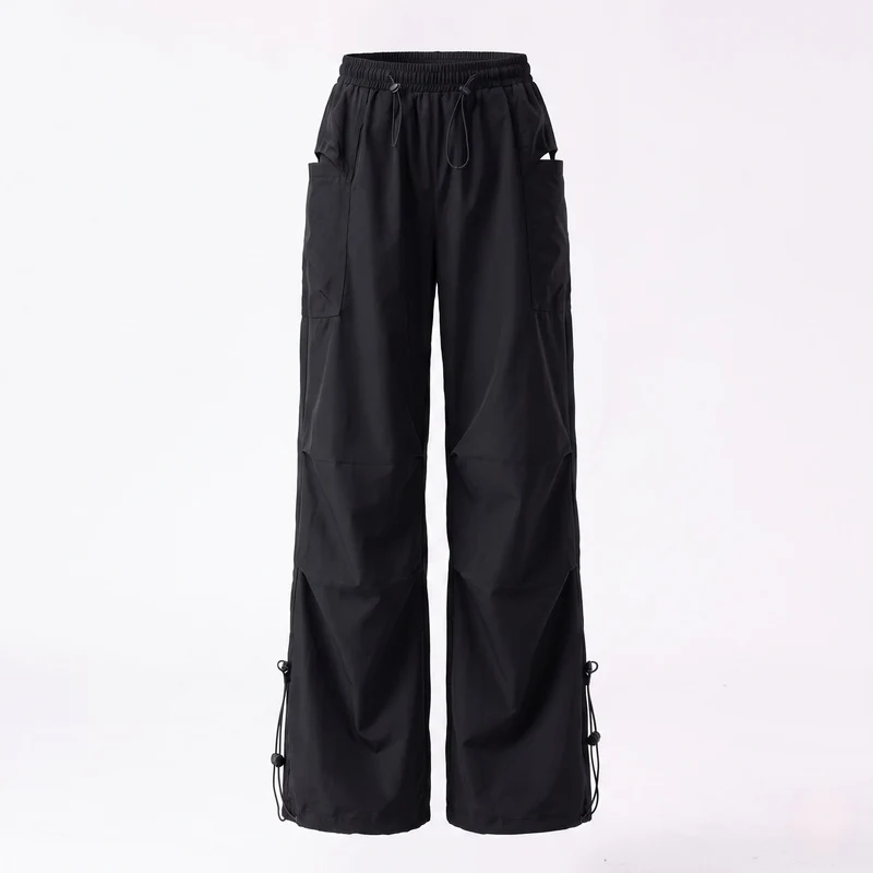 Damen technische Cargo-Hose mit verstellbarem Bund und multifunktionalen Taschen