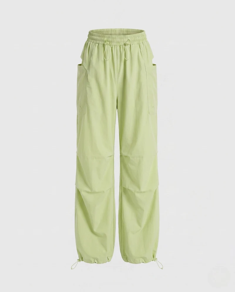Damen technische Cargo-Hose mit verstellbarem Bund und multifunktionalen Taschen