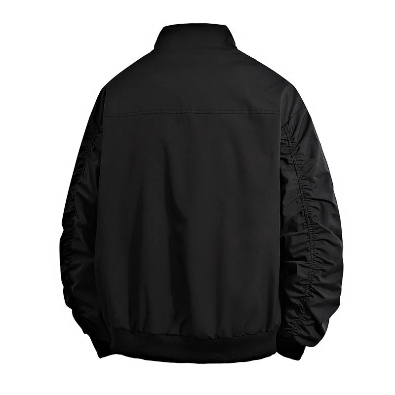 Herren Übergangsjacke mit hohem Kragen und praktischen Reißverschlusstaschen Nord Taschen