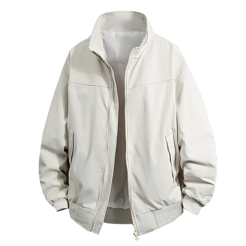 Herren Übergangsjacke mit hohem Kragen und praktischen Reißverschlusstaschen Nord Taschen