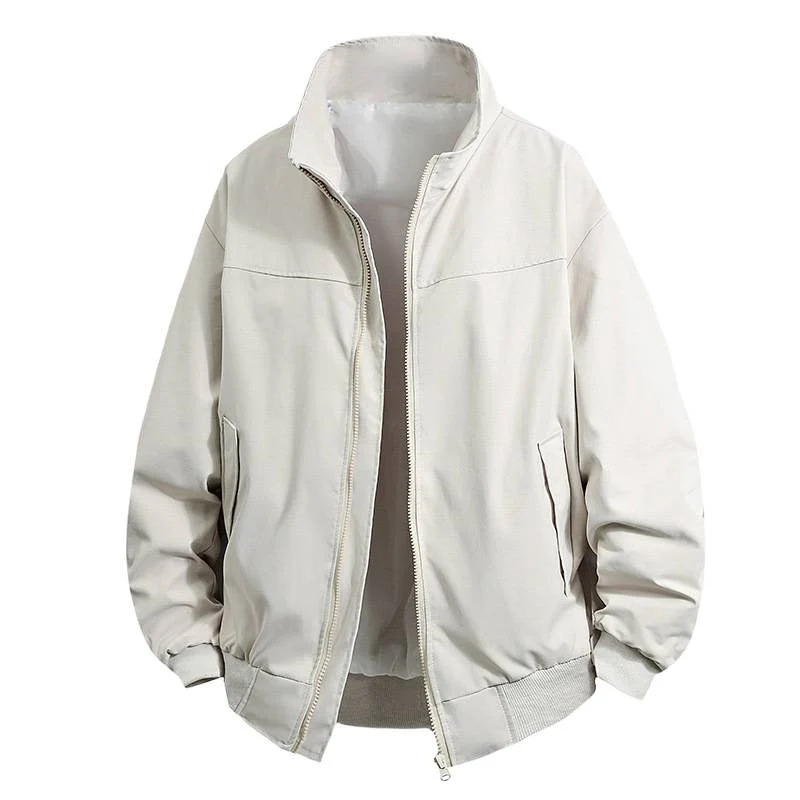 Herren Übergangsjacke mit hohem Kragen und praktischen Reißverschlusstaschen Nord Taschen