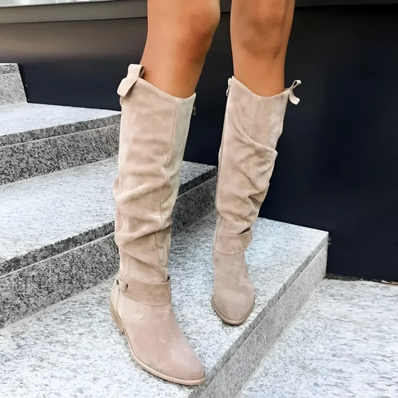 Vintage stiefel mit Reißverschluss