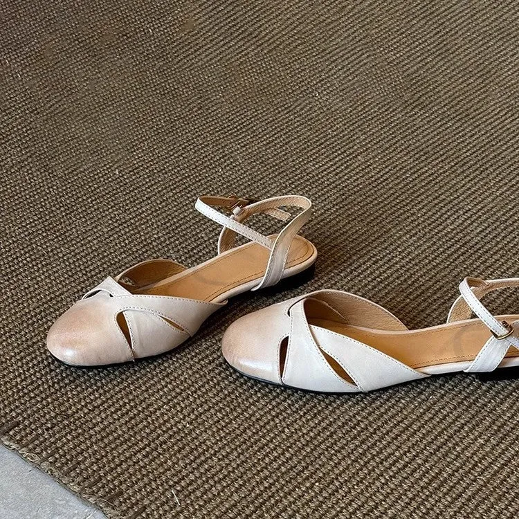 Damen Slingback Ballerinas mit elegantem Riemendesign und komfortabler Passform