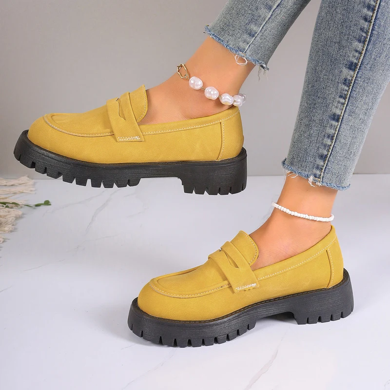 Damen Bequeme Mokassins mit rutschfester Sohle und stylishen Akzenten