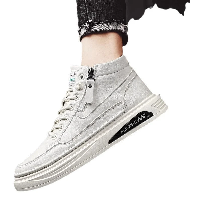 Herren modische High-Top Sneakers mit praktischer seitlicher Reißverschlussöffnung und Hochleistungssohle