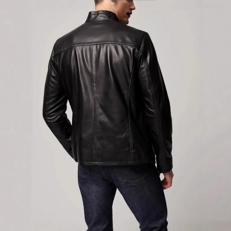 Herren elegante jacke mit sportlichem Reißverschluss