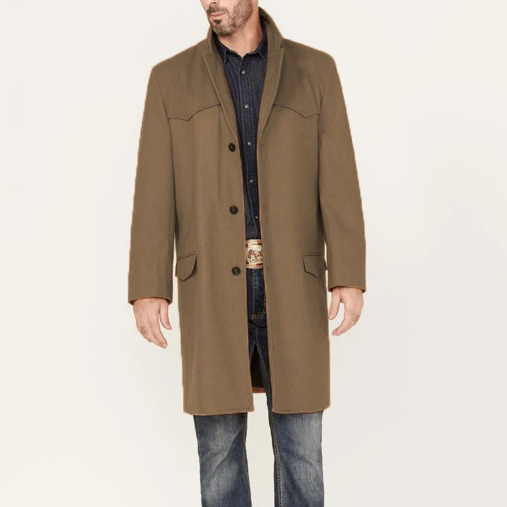 Herren eleganter, klassischer Überziehmantel