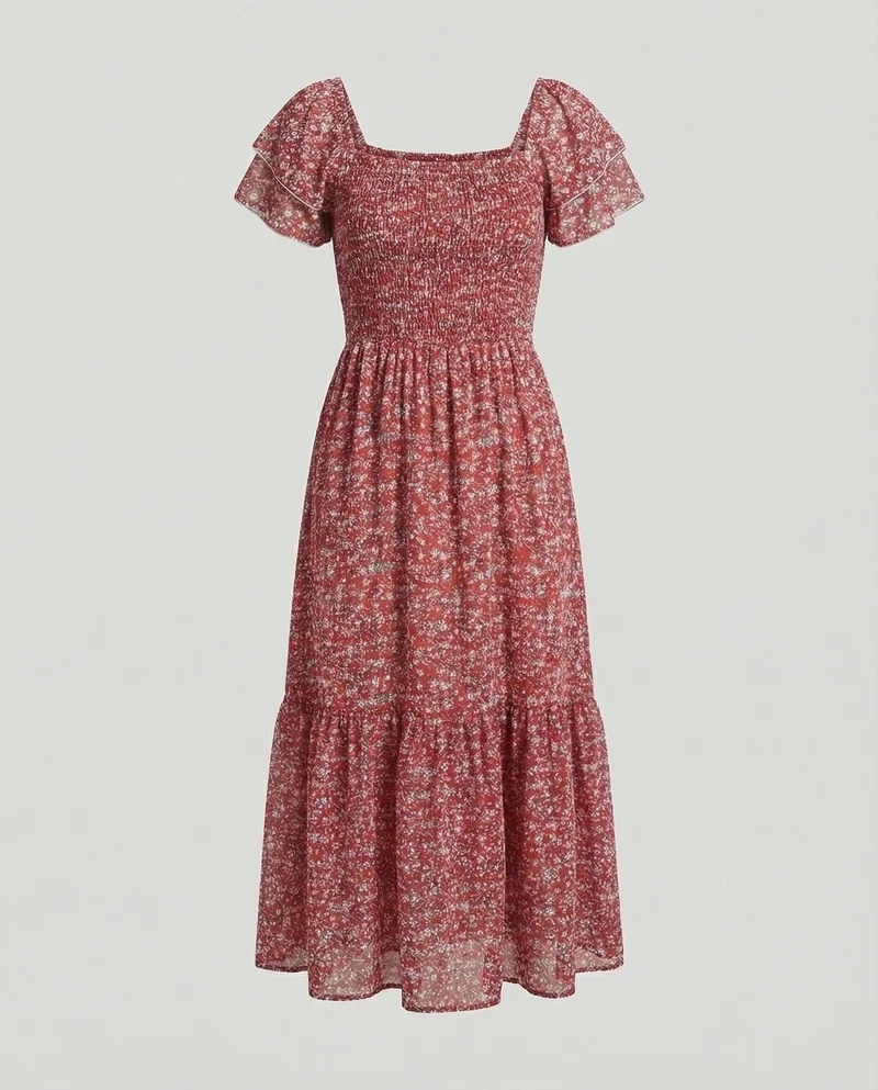 Damen Sommerkleid Off Shoulder