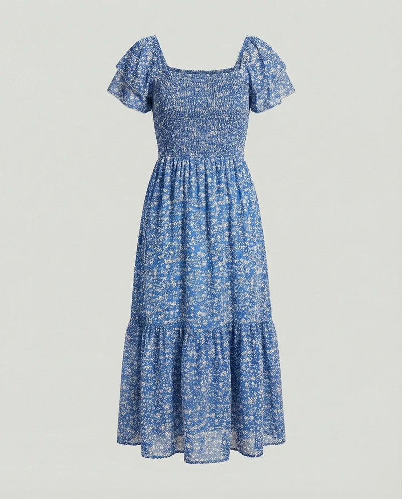 Damen Sommerkleid Off Shoulder