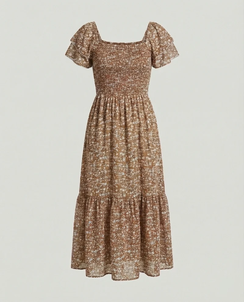 Damen Sommerkleid Off Shoulder
