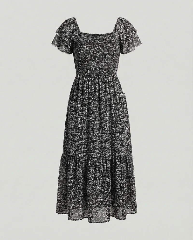 Damen Sommerkleid Off Shoulder