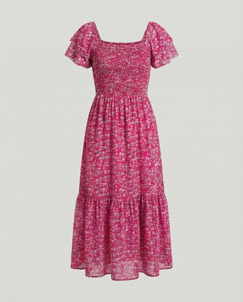Damen Sommerkleid Off Shoulder