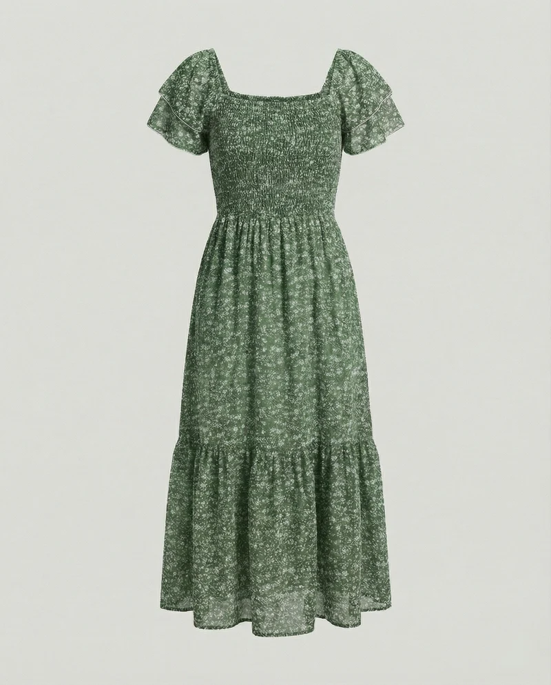 Damen Sommerkleid Off Shoulder