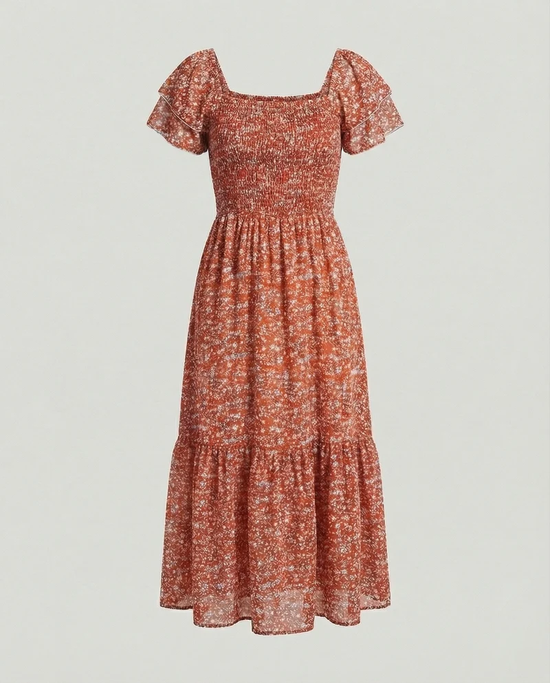 Damen Sommerkleid Off Shoulder