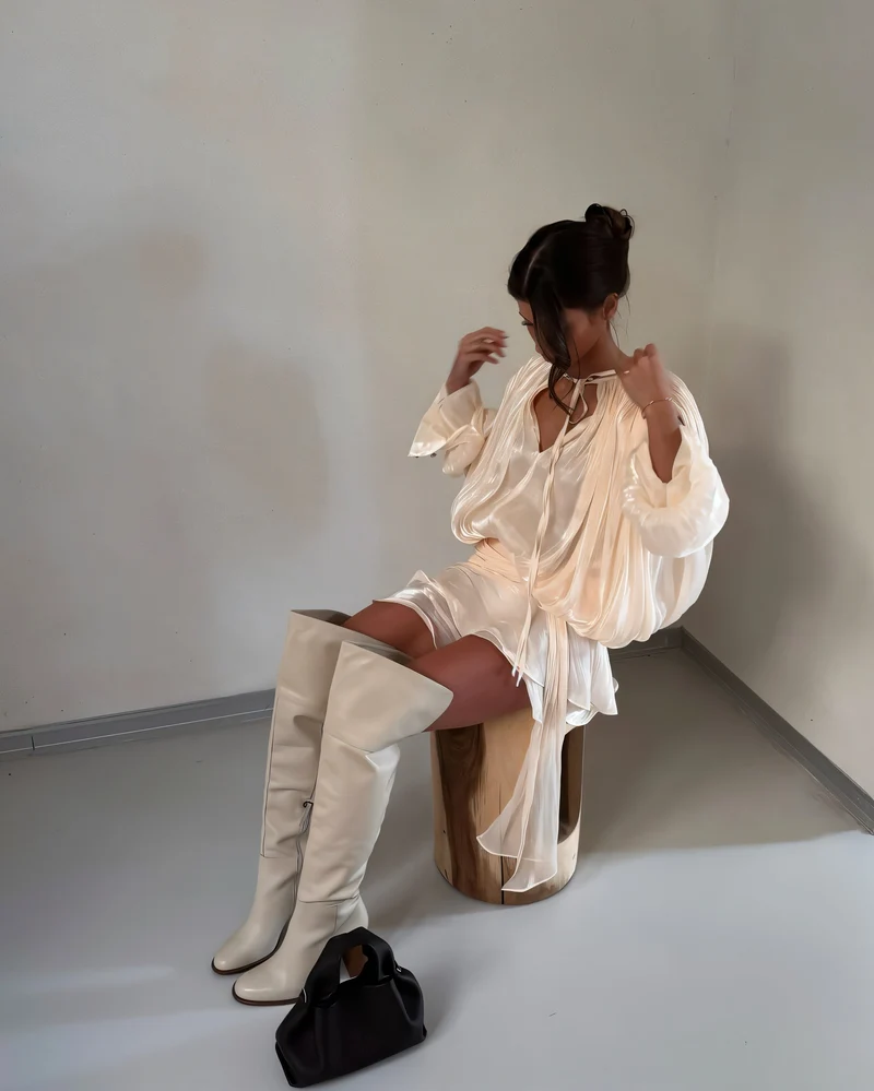 Rüschen-Minikleid