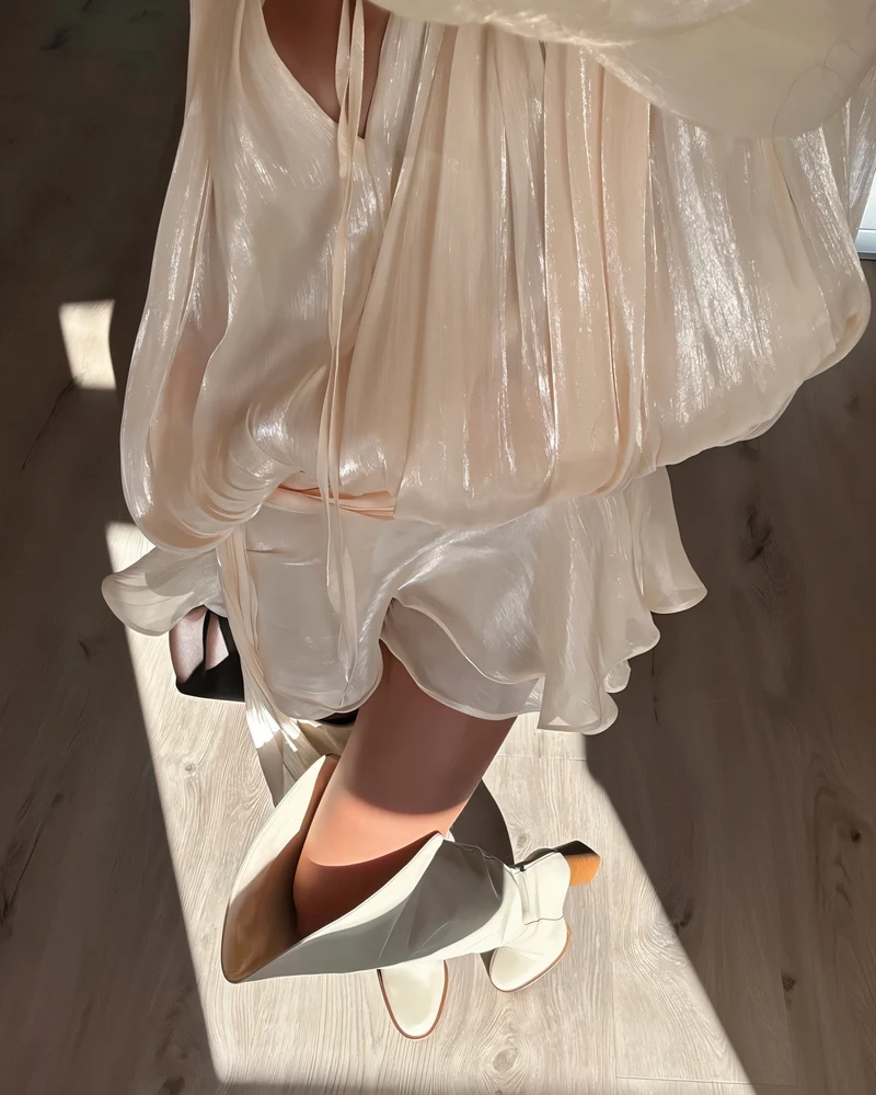 Rüschen-Minikleid