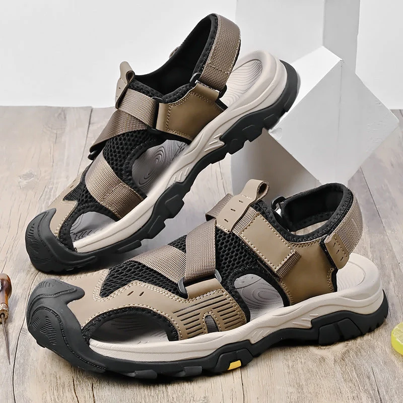 Damen Sportliche Outdoor-Sandalen mit rutschfester Sohle und verstellbaren Riemen