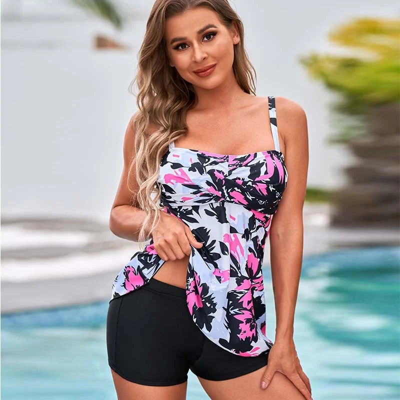 Damen Tankini mit Shorts Nord Taschen