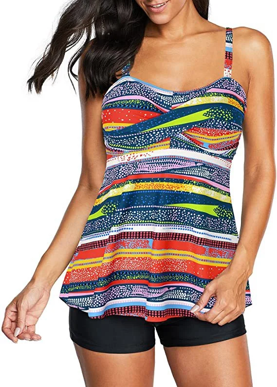 Damen Tankini mit Shorts Nord Taschen