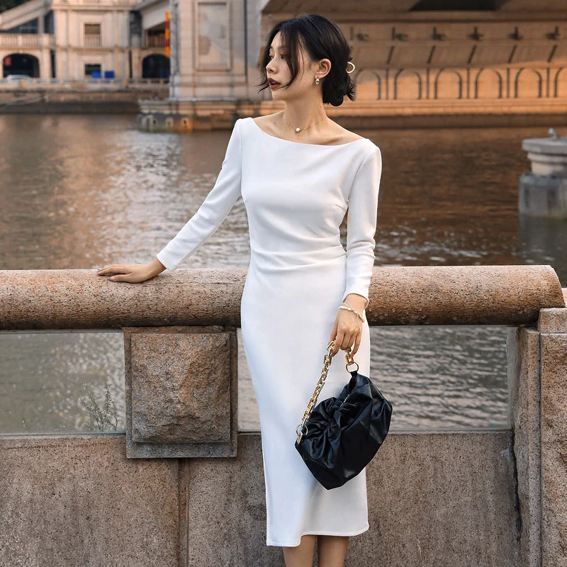 Frauen Neue Mode Französisches Kleid
