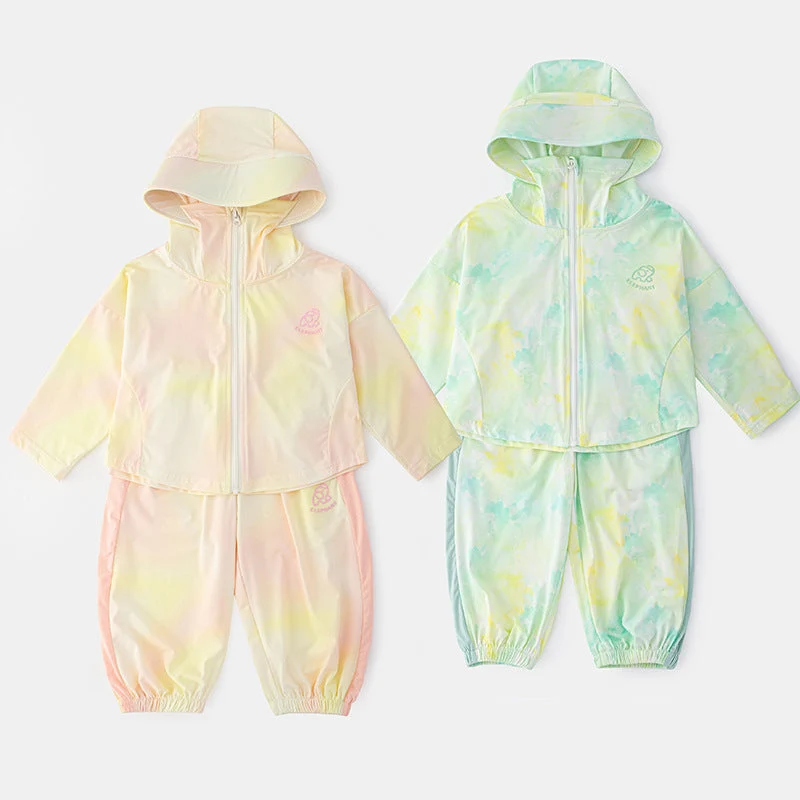 Unisex nan leichte atmungsaktive Kinder Sonnenjacke mit Kapuze und UV Schutz Nord Taschen