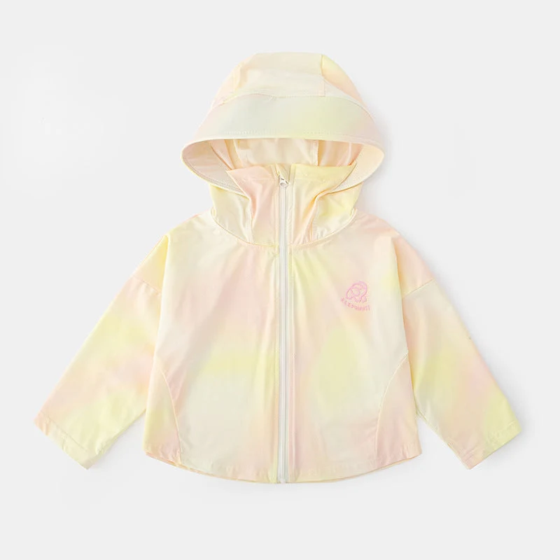 Unisex nan leichte atmungsaktive Kinder Sonnenjacke mit Kapuze und UV Schutz Nord Taschen