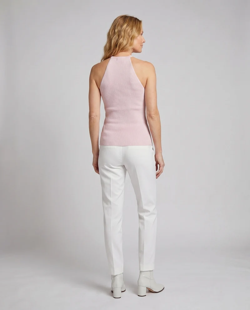 Damen ärmelloses Top mit Knopfdetails