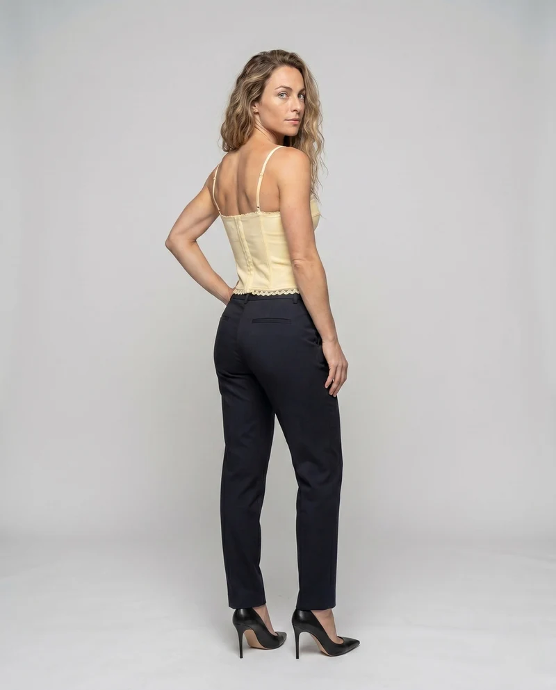 Damen Korsett-Top mit Spitzendetails