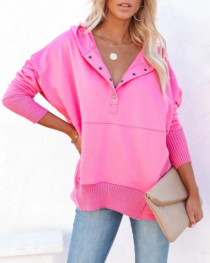 Damen Oversized Kapuzenpullover