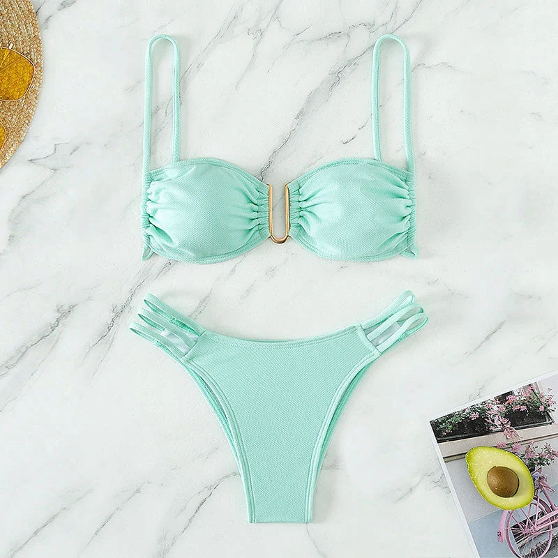 Damen Bikini Set Nord Taschen
