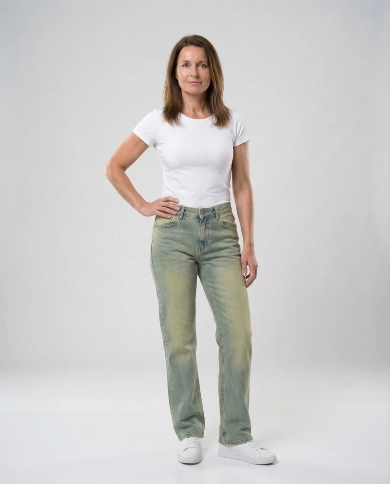Damen Weit Geschnittene Blousonjacke mit Hemdkragen und Reißverschluss